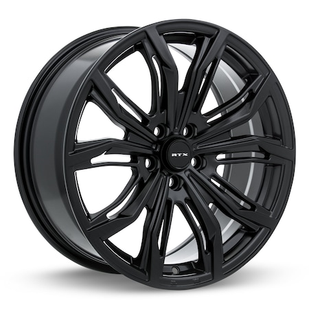 Rtx Alloy Wheel, Black Widow 18x8 5x115 ET42 CB70.3 Satin Black 082694
